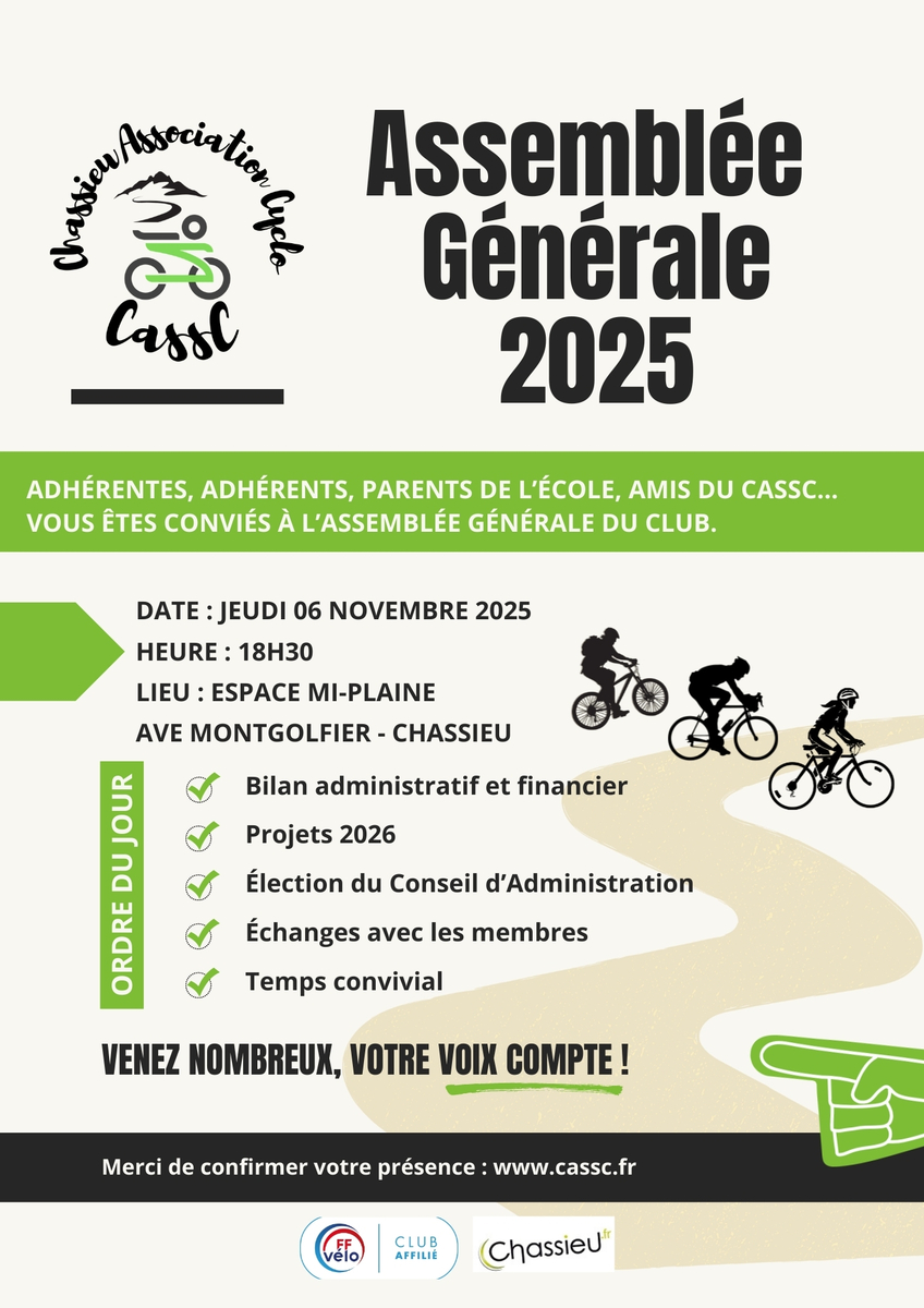 Assemblée Générale du CASSC