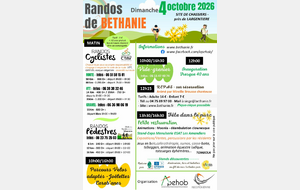Randos de Béthanie 2026